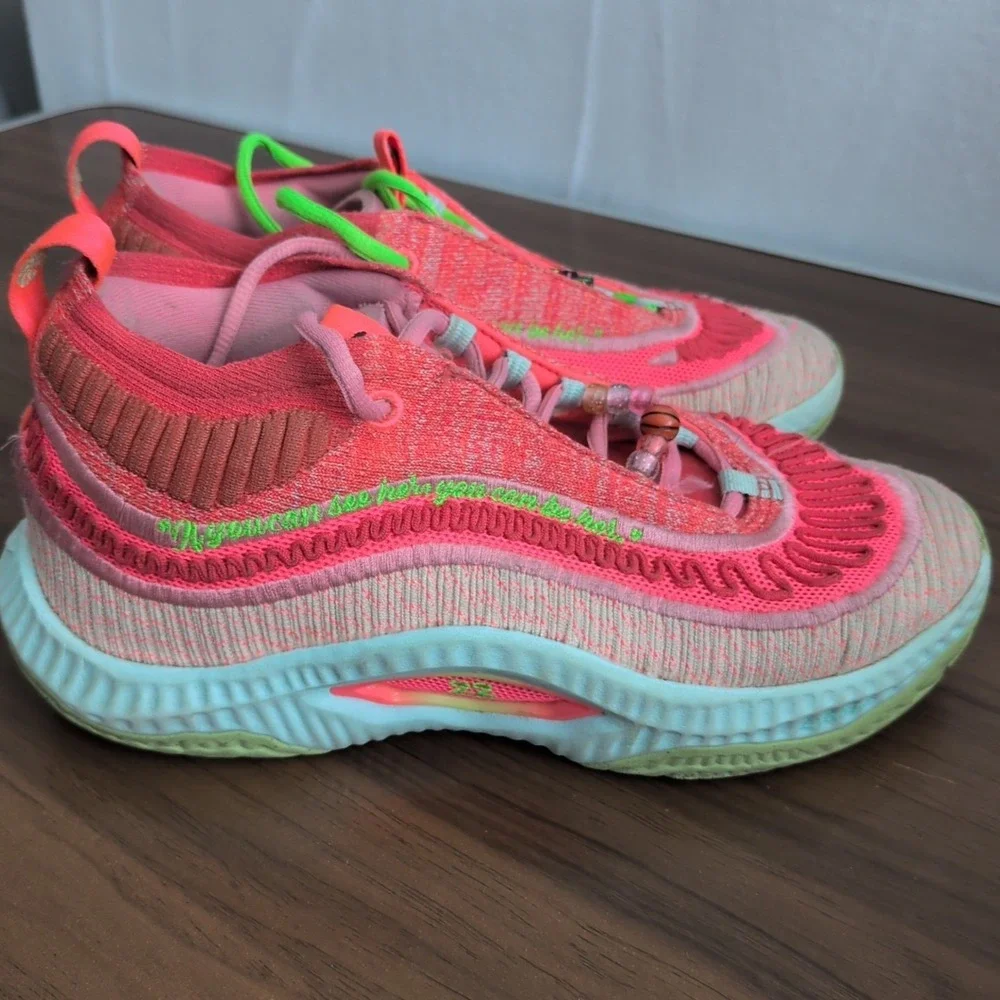 Nike Cosmic Unity 3 Shoes Women's 8 Hot Punch Basketball Aja Wilson FQ9395-600‎